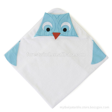 Wholesale High Quality 100% Cotton Hooded Baby Bath Towel